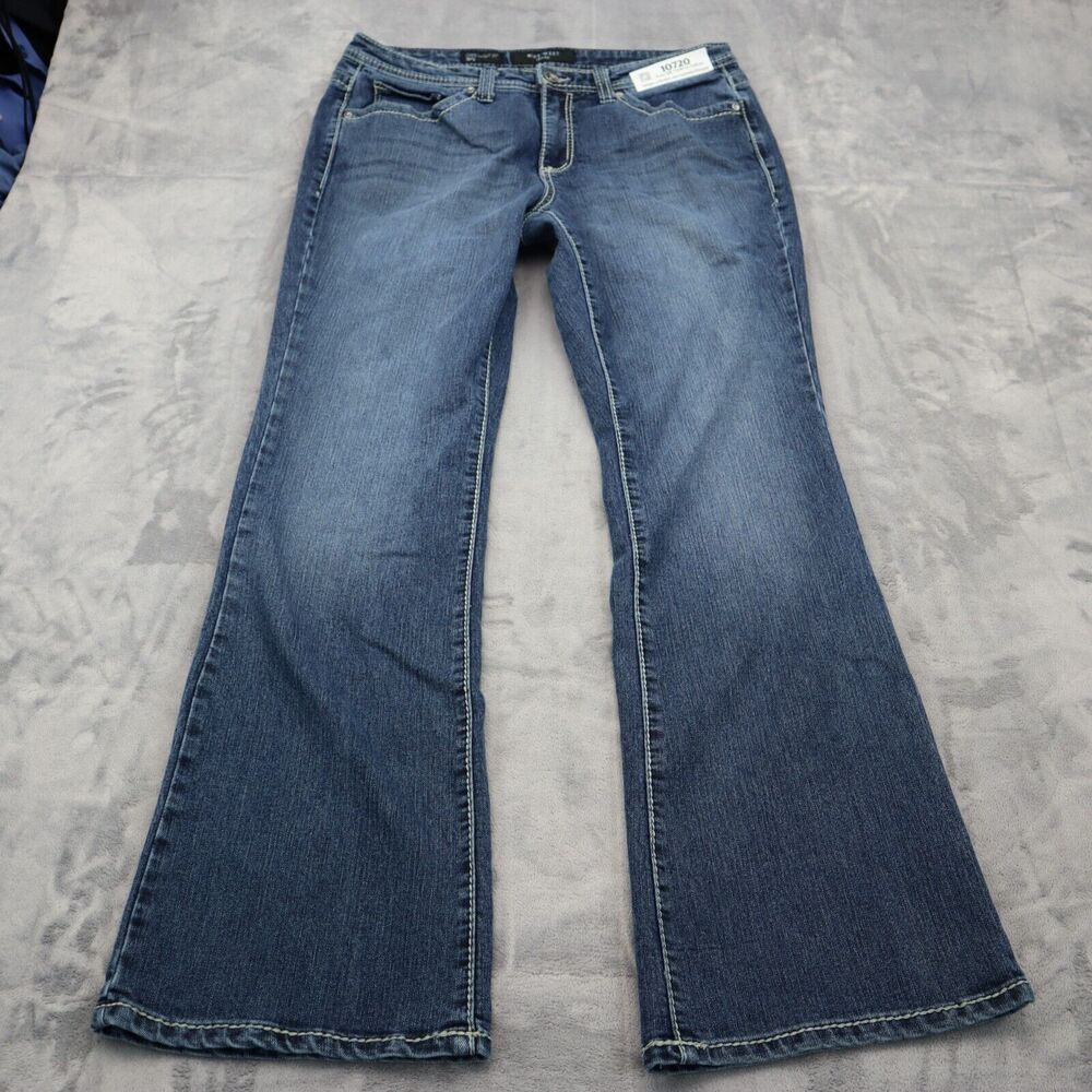 Nine West Jeans Womens 12/31 Blue Denim Lightweight Casual Dark Date Night